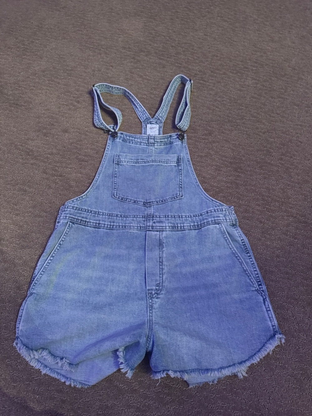 Aerie Small Denim Short Overalls